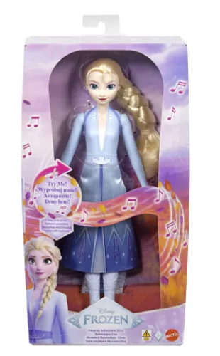 Lalka DISNEY FROZEN Kraina Lodu Śpiewająca Elsa JDX54