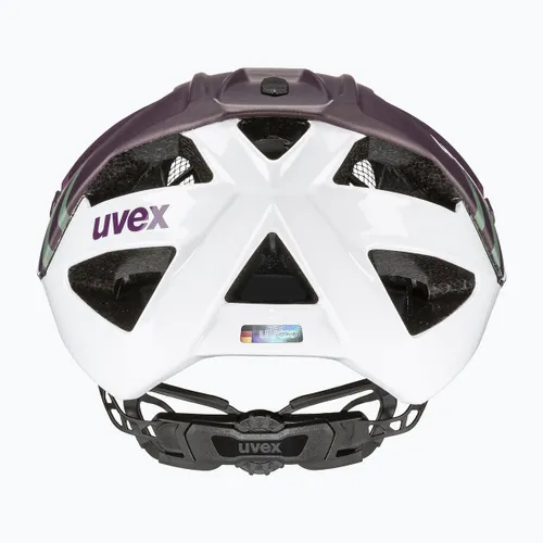 Kask rowerowy UVEX Quatro CC plum/white matt