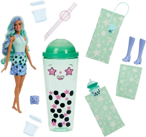 Lalka Barbie Pop Reveal Bubble Tea Zielona herbata HTJ21