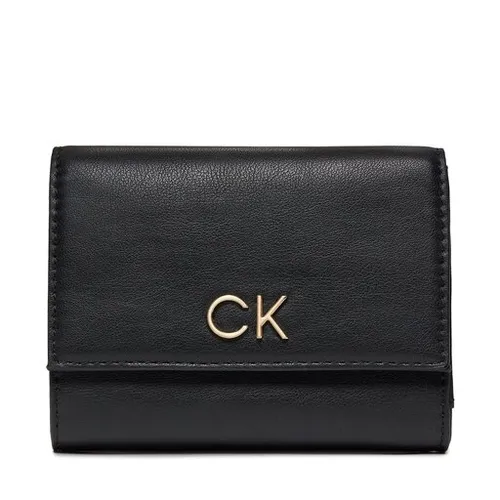 Большой женский кошелек Calvin Klein Re-Lock Trifold Md K60k608994 CK Black BEH