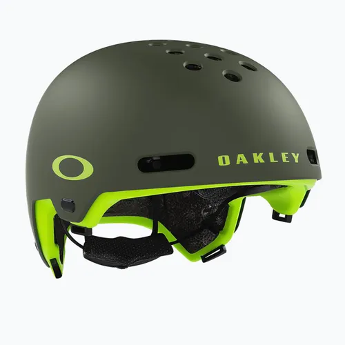 Kask rowerowy Oakley Street1 EU matte hunter green/retina burn
