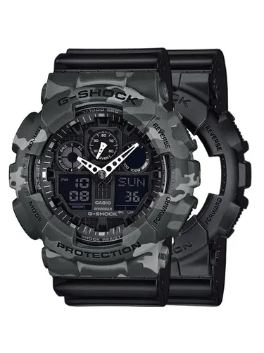 Casio Zegarek SET GA-100-1A1ER + BEZEL 10507071 + PASEK 10347688