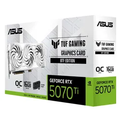 Karta graficzna ASUS TUF Gaming GeForce RTX 5070 Ti 16GB GDDR7 BTF White OC Edition DLSS 4