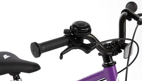 Rower dziecięcy KARBON Superlight 18 cali dla chłopca Fioletowy