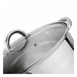 Garnek ze stali nierdzewnej z pokrywką TADAR PASKI 6,5 l