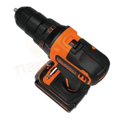 Akülü Matkap Black &amp; Decker BDCDD186KB 18 V 2x1.5 Ah pil