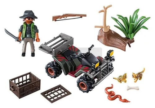 PLAYMOBIL 6939 Kłusownik z quadem