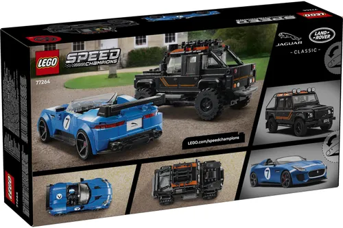 LEGO 77264 Speed Champions Jaguar Project 7 i Land Rover Defender