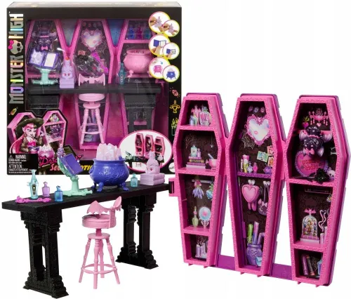 Zestaw akcesoriów MONSTER HIGH Sekretny Pokój Eliksirów Draculaury JBF15