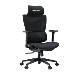 Fotel Anda Seat X-Air Mega XL Mesh Gamingowy do 120kg Tkanina Czarny