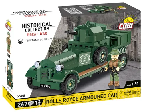 Конструктор COBI Historical Collection Rolls-Royce Armoured Car 1920 Pattern Mk I