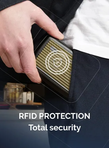 Portfel aluminiowy Ogon Designs Stockholm Smart Case V3 - black