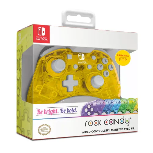 Pad PDP Rock Candy Mini do Nintendo Switch Przewodowy Żółty