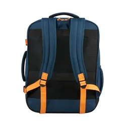 Рюкзак American Tourister Take2Cabin M - темно-синий / лучисто-оранжевый