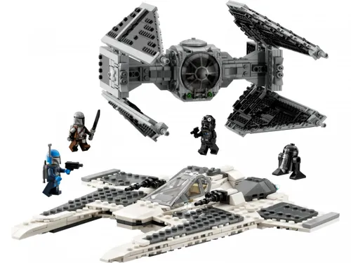 LEGO Star Wars 75348 Мандалорианский клык против TIE-перехватчика