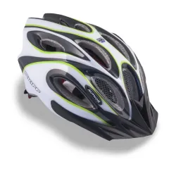 Kask rowerowy Author Skiff biało-zielony