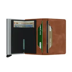 Slimwallet Secrid RFID Koruması Vintage-Konyak / Gümüş