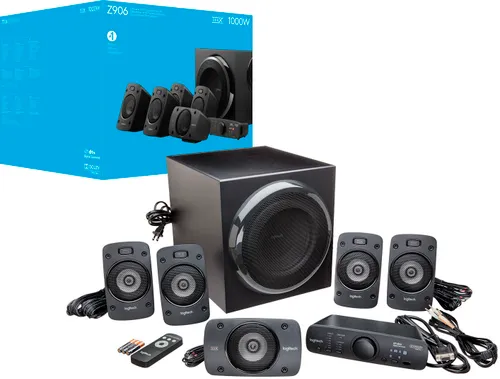 Logitech 5.1 Z906 Surround Ses Hoparlörleri Hoparlör Seti (980-000468 / 980-000469)