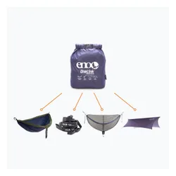 Hamak turystyczny ENO OneLink System navy/olive