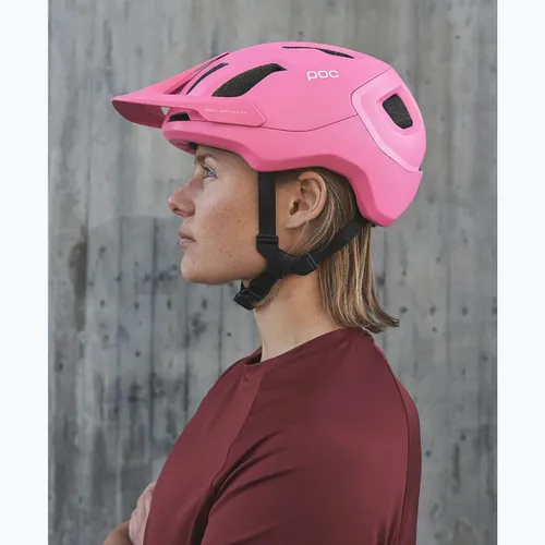 Kask rowerowy POC Axion actinium pink matt