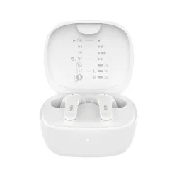 Słuchawki bezprzewodowe Belkin SoundForm Motion Dokanałowe Bluetooth 5.2 Biały