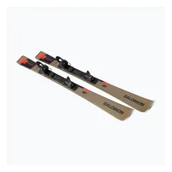 Narty zjazdowe Salomon S/Max 6 XT + wiązania M10 GW golden brown met./neon red/black