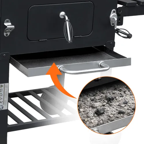 Grill węglowy VELACO VL17 Czarny