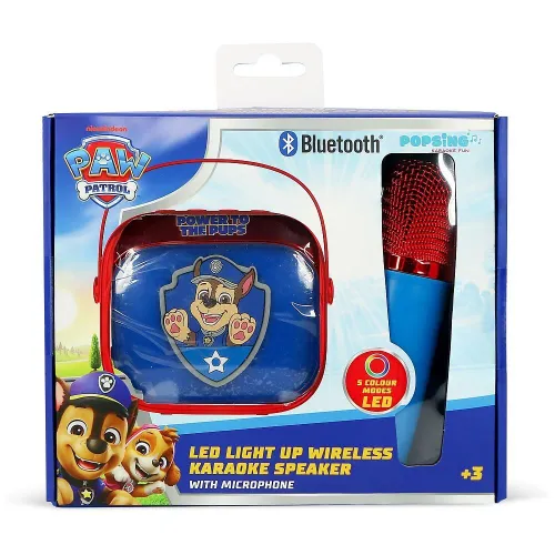 Mikrofon z głośnikiem Bluetooth OTL Technologies Paw Patrol 5W Niebiesko-czerwony