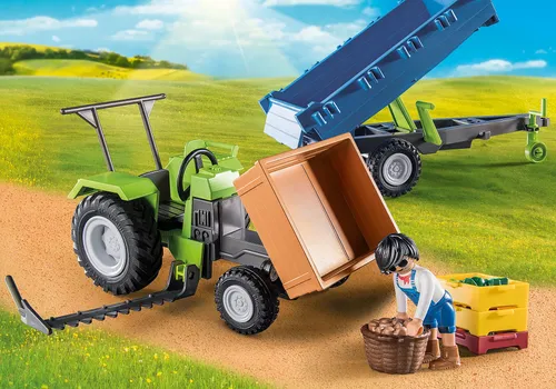 Playmobil 71249 Country трактор с прицепом