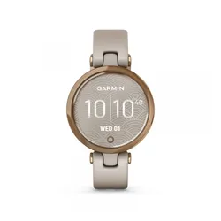 Смарт-часы Garmin LILY безель цвета розовое золото, песочный корпус и силиконовый ремешок (010-02384-11)