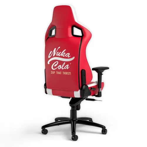 Fotel Noblechairs EPIC Fallout Nuke Cola Edition Gamingowy do 120kg Skóra ECO Czerwono-biały