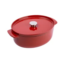 KITCHENAID Empire Red 5,6 l - garnek żeliwny z pokrywką