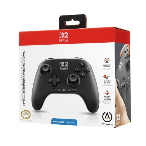 Pad Paladone Advantage Wireless Controller do Nintendo Switch 2 Bezprzewodowy Czarny