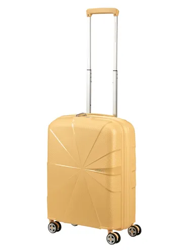 Чемодан маленький расширяемый American Tourister StarVibe - metallic banana