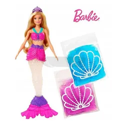 Lalka Barbie Syrena brokatowy Slime GKT75