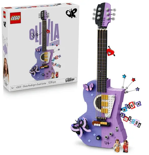 LEGO EDITIONS 43031 Podwójna gitara Olivii Rodrigo, zestaw klocków 14+
