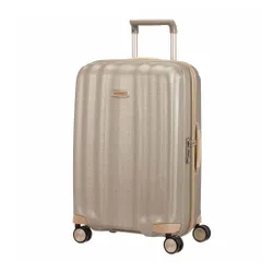 Walizka średnia Samsonite Lite-Cube Prime - matt ivory gold