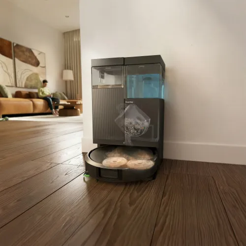Robot sprzątający iRobot Roomba 515 Combo Funkcja mopowania Stacja oczyszczająca Tworzenie mapy pomieszczenia 70dB Funkcje AI Czarny