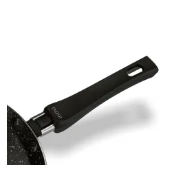 Patelnia do naleśników nieprzywierająca Tadar Amarantina Grey Marble 24 cm indukcja