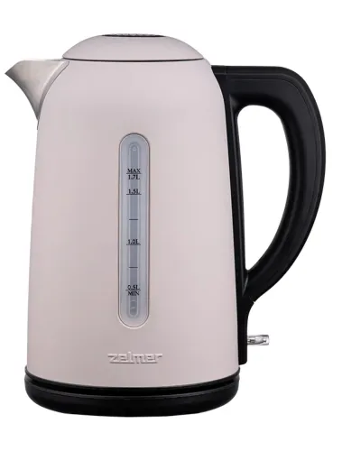 Электрический чайник Zelmer Velvet Touch, бежево-черный