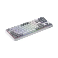Klawiatura mechaniczna Hator Rockfall 3 Wireless Aurum Lemon Biało-Szary