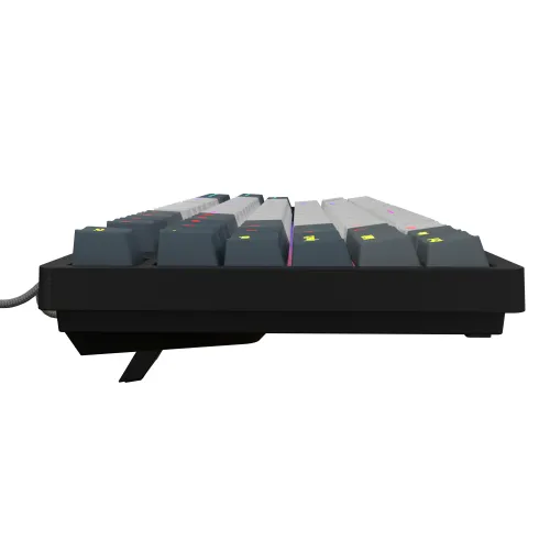Klawiatura mechaniczna Lorgar Azar 514 TKL RGB Biało-czarny