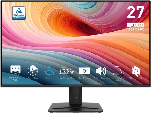 Monitor MSI Pro MP275 E2 27" 1920x1080px IPS 120Hz 1 ms [MPRT]