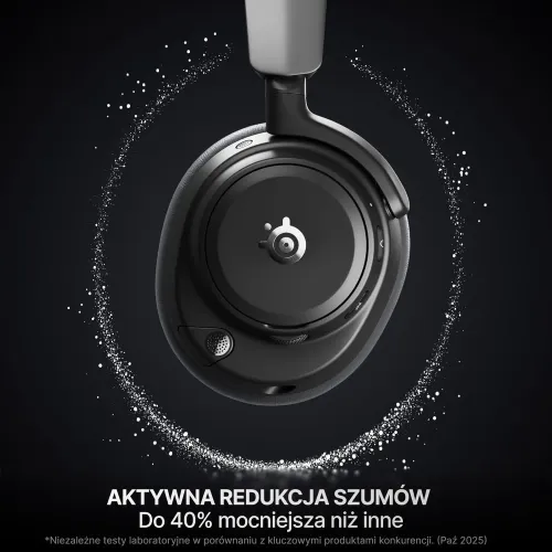 Słuchawki bezprzewodowe z mikrofonem SteelSeries Arctis Nova Pro Omni Nauszne Czarny