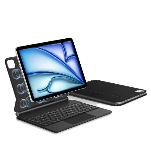 Etui na iPad Air TECH-PROTECT SmartCase Magnetic + Keyboard Czarny Klawiatura
