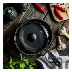 Patelnia żeliwna z pokrywką MAYSTERNYA IRON 26 cm