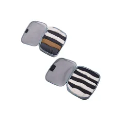 Zestaw 4 organizerów podróżnych Thule Family Packing Cube Set - pond gray / white