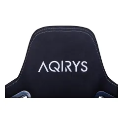 Fotel Aqirys Calypso Gamingowy do 160kg Skóra ECO Czarno-biały