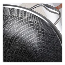 Patelnia wok stalowa nieprzywierająca COOKCELL 28 cm