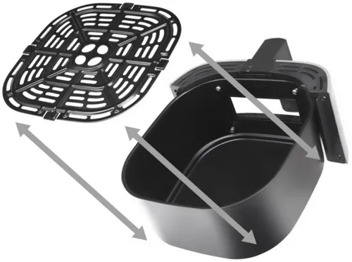 Air Fryer Frytkownica beztłuszczowa ELDOM FR45 Fritelo 4.2l z okienkiem do obserwacji postępów gotowania